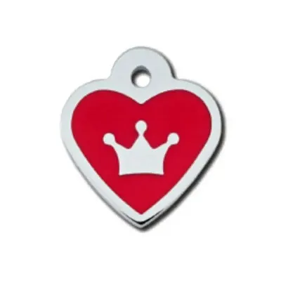 Hillman Group Small Epoxy Filled Heart ID Tag