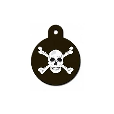 Hillman Group Skull & Crossbones Large Circle ID Tag