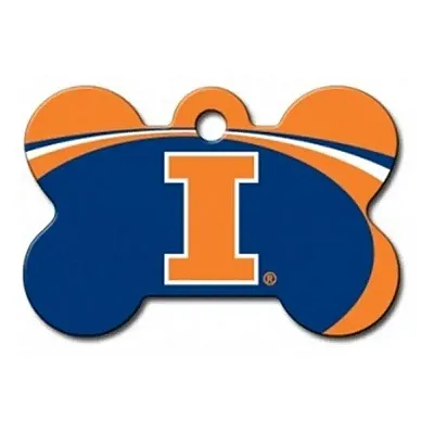 Hillman Group Illinois Fighting Illini Bone ID Tag