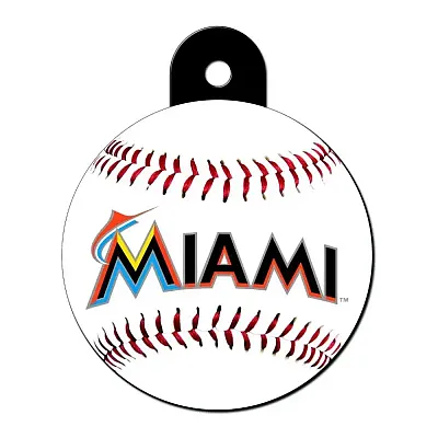 Hillman Group Miami Marlins Large Circle ID Tag