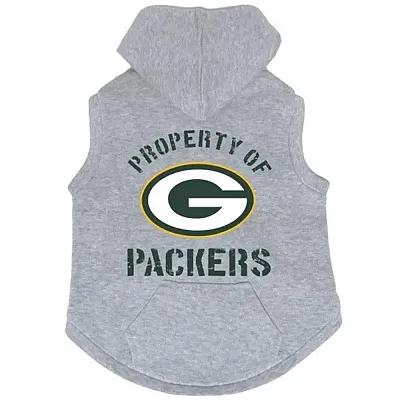 Hunter Green Bay Packers Pet Hoodie Sweatshirt - X-Small