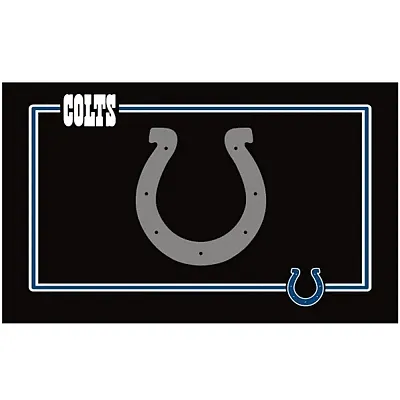Hunter Indianapolis Colts Black Pet Bowl Mat
