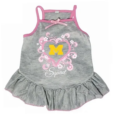 Hunter Michigan Wolverines "Too Cute Squad" Pet Dress - Large