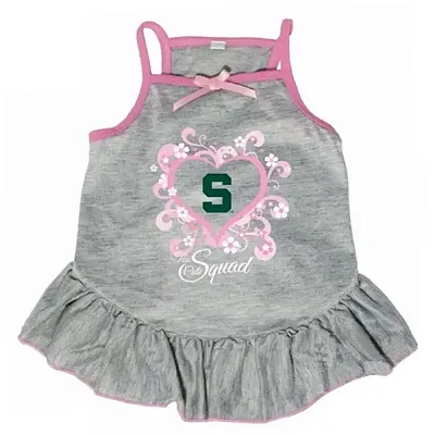 Hunter Michigan State Spartans "Too Cute Squad" Pet Dress - Small