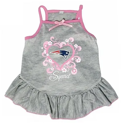 Hunter New England Patriots "Too Cute Squad" Pet Dress - Medium