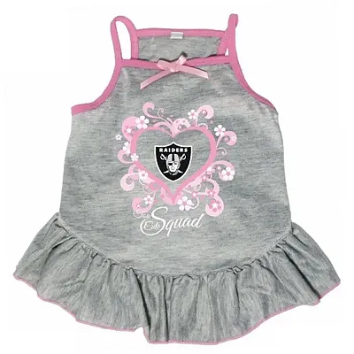Hunter Oakland Raiders "Too Cute Squad" Pet Dress - X-Small