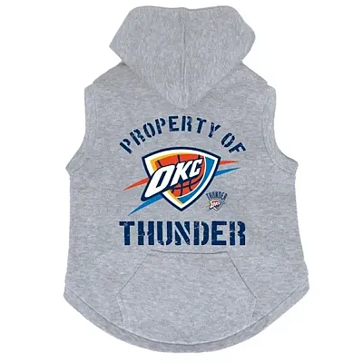 Hunter Oklahoma City Thunder Pet Hoodie Sweatshirt - X-Small