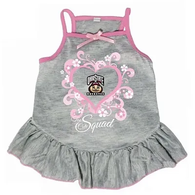 Hunter Ohio State Buckeyes "Too Cute Squad" Pet Dress - Medium