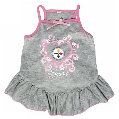 Hunter Pittsburgh Steelers "Too Cute Squad" Pet Dress - Small