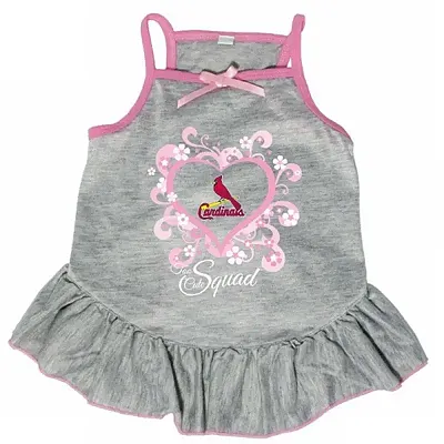 Hunter St. Louis Cardinals "Too Cute Squad" Pet Dress - X-Large