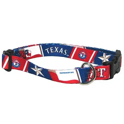 Hunter Texas Rangers Pet Collar - Medium
