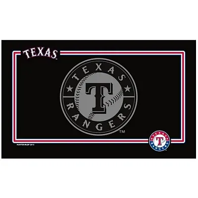 Hunter Texas Rangers Black Pet Bowl Mat