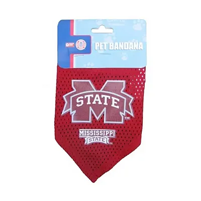Hunter Mississippi State Bulldogs Mesh Dog Bandana - Large