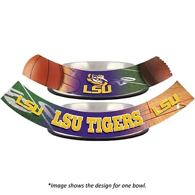 Hunter LSU Tigers Dog Bowl