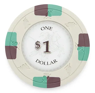 Clay Poker Knights 13.5g Poker Chip (25 Pack) BRY001251U