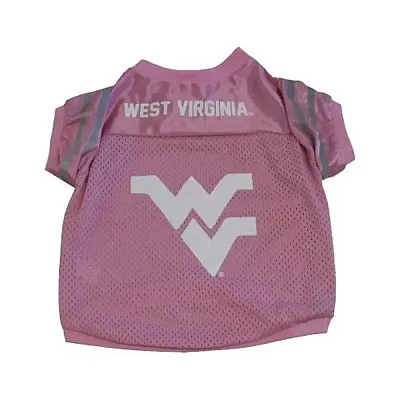 Pet Goods Manufacturing West Virginia Mountaineers Collegiate Pink Pet Jersey -
