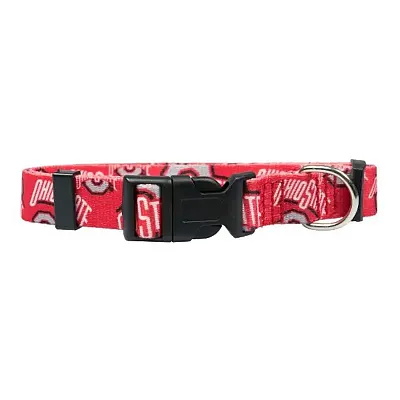 Little Earth Productions Ohio State Buckeyes Pet Nylon Collar - Large
