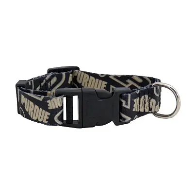 Little Earth Productions Purdue Boilermakers Pet Nylon Collar - Medium