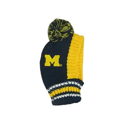 Little Earth Productions Michigan Wolverines Pet Knit Hat - Large