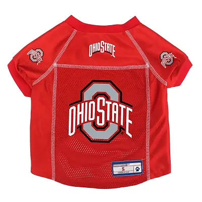 Little Earth Productions Ohio State Buckeyes Pet Mesh Jersey - XS