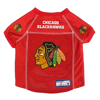 Little Earth Productions Chicago Blackhawks Pet Mesh Jersey - Medium