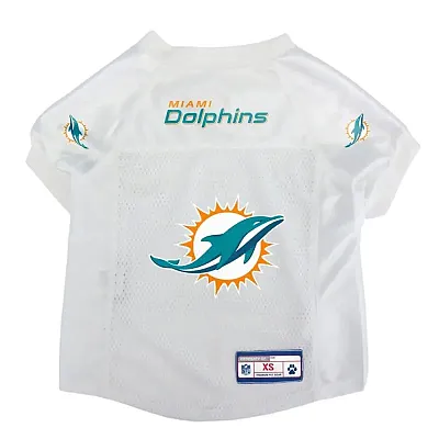 Little Earth Productions Miami Dolphins Mesh Pet Jersey - Small