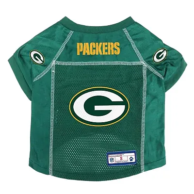 Little Earth Productions Green Bay Packers Mesh Pet Jersey - Small