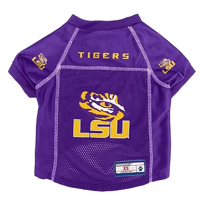 Little Earth Productions LSU Tigers Mesh Pet Jersey - Large