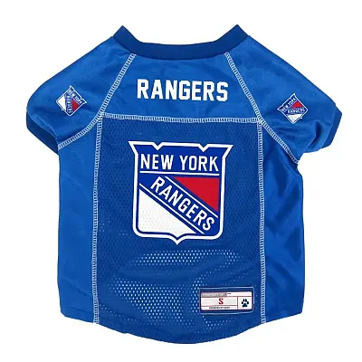 Little Earth Productions New York Rangers Pet Mesh Jersey - Medium