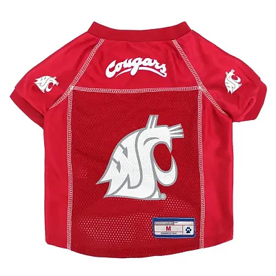Little Earth Productions Washington State Cougars Mesh Pet Jersey - XS