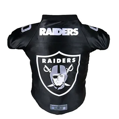 Little Earth Productions Oakland Raiders Pet Premium Jersey - Medium