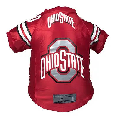 Little Earth Productions Ohio State Buckeyes Pet Premium Jersey - Large