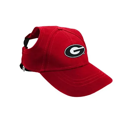 Little Earth Productions Georgia Bulldogs Pet Baseball Hat - Medium