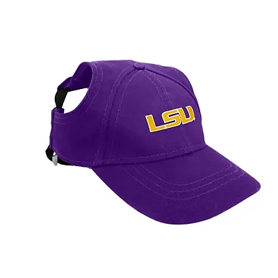 Little Earth Productions LSU Tigers Pet Baseball Hat - XL