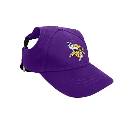 Little Earth Productions Minnesota Vikings Pet Baseball Hat - XS