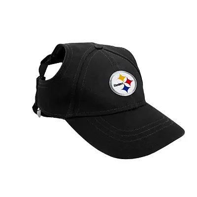 Little Earth Productions Pittsburgh Steelers Pet Baseball Hat - Medium