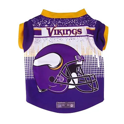 Little Earth Productions Minnesota Vikings Pet Performance Tee - Medium