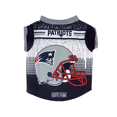 Little Earth Productions New England Patriots Pet Performance Tee - Large
