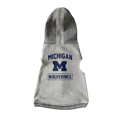 Little Earth Productions Michigan Wolverines Pet Crewneck Hoodie - Teacup