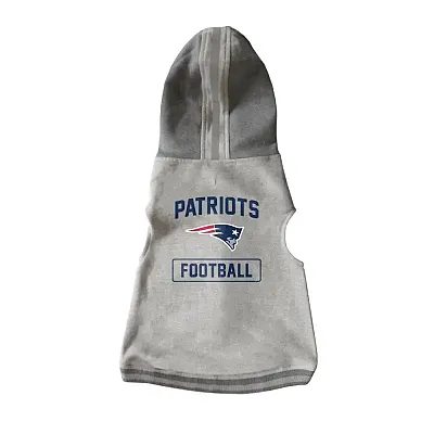 Little Earth Productions New England Patriots Pet Crewneck Hoodie - Small