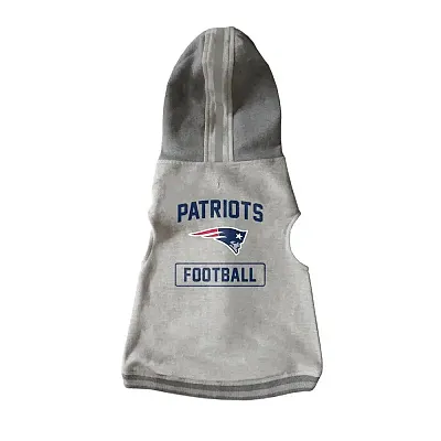 Little Earth Productions New England Patriots Pet Crewneck Hoodie - XS