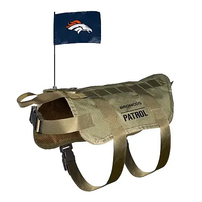 Little Earth Productions Denver Broncos Pet Tactical Vest - XL/BIG