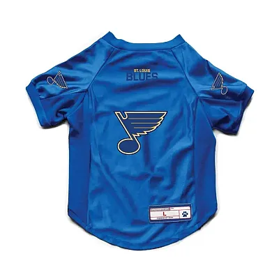 Little Earth Productions St. Louis Blues Pet Stretch Jersey - Small