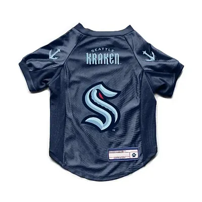 Little Earth Productions Seattle Kraken Pet Stretch Jersey - Medium