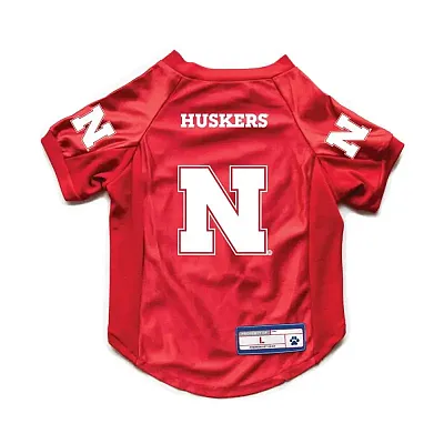 Little Earth Productions Nebraska Huskers Pet Stretch Jersey - Small