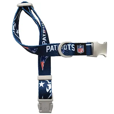 Little Earth Productions New England Patriots Premium Pet Nylon Collar - Medium
