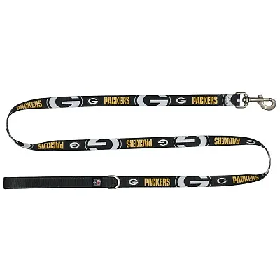 Little Earth Productions Green Bay Packers Premium Pet Nylon Leash - S/M
