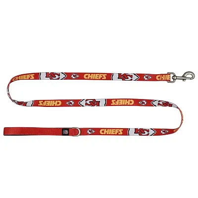 Little Earth Productions Kansas City Chiefs Premium Pet Nylon Leash - S/M