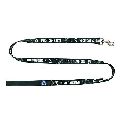 Little Earth Productions Michigan State Spartans Premium Pet Nylon Leash - S/M