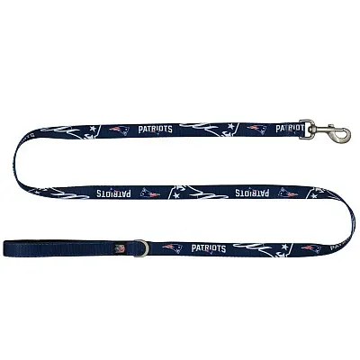 Little Earth Productions New England Patriots Premium Pet Nylon Leash - S/M